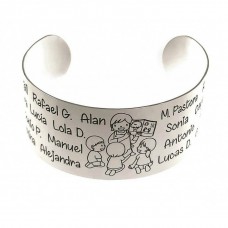 Brazalete Plata Personalizado Profe